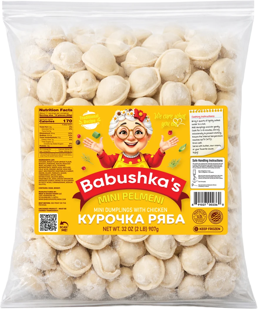 Babushka's Chicken Mini pelmeni, 2 lb (907 g)